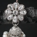 Atiqa Earrings - Silver White - Image 3