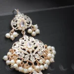 Keerthi's Earrings - Golden Pearl - Image 3