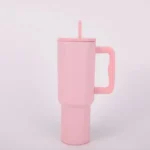 40oz/1200ml Tumbler with Handle and Straw [Stanley Dupe] - Image 4